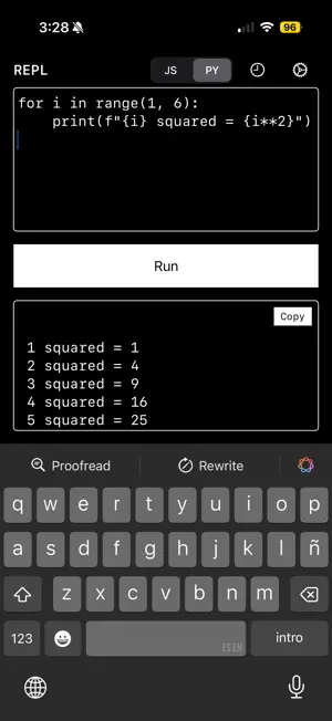 REPL screenshot 1