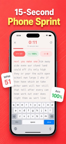 TypeBlitz: Typing Speed Test Screenshot 2 of 6