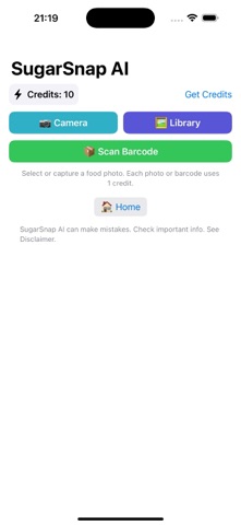 SugarSnapAI screenshot