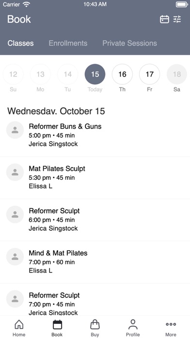 LunaSol Yoga & Pilates iPhone screenshot 2 - Health & Fitness app