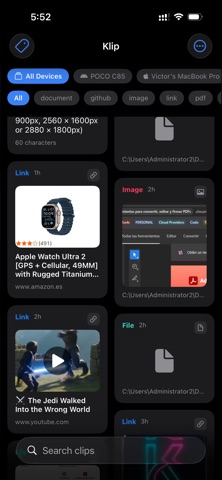 IO Mobile Lab - Klip screenshot