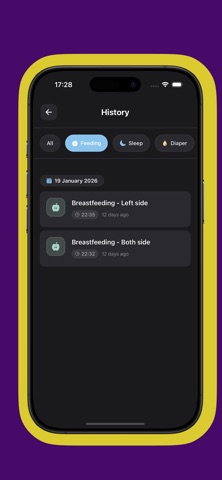 Baby Tracker – Feed & Sleep screenshot