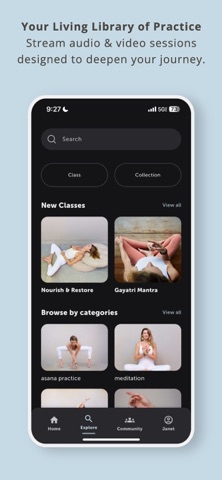 stONE Yoga by Janet Stone iPhone screenshot