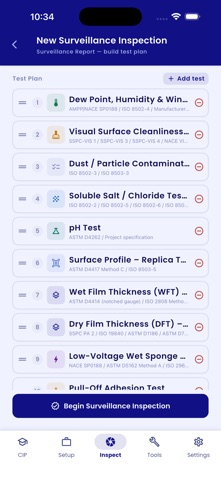 Coating Inspector screenshot