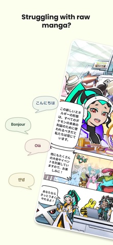 Imtrans: AI Manga Translator iPhone screenshot
