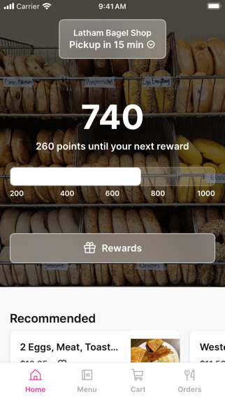 Latham Bagel Shop iPhone screenshot 1 - Food & Drink app