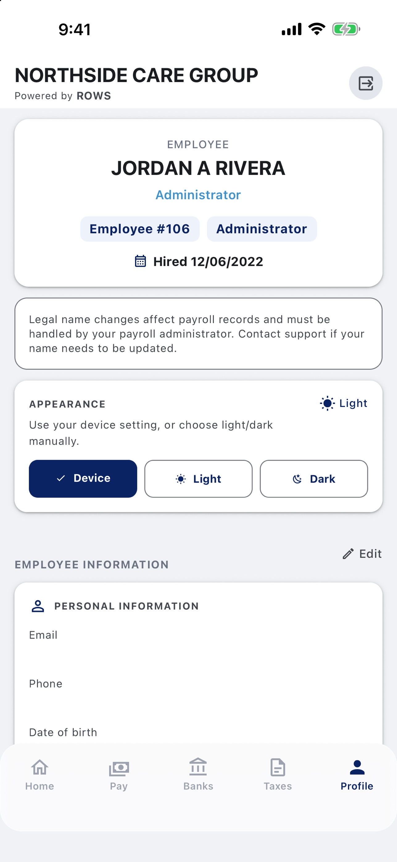 Screenshot 6 of NCS Payroll Mobile