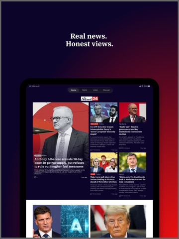 News24 Australia iPad screenshot 1