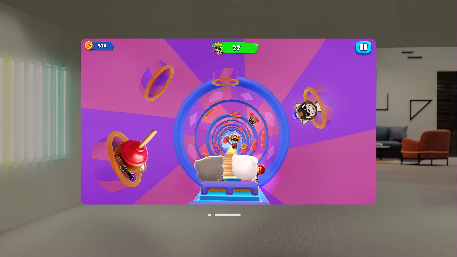 Talking Tom Blast Park screenshot 3