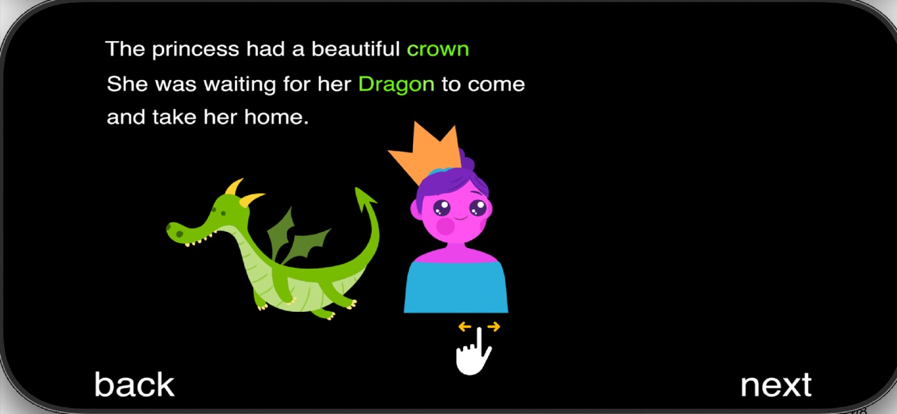 Screenshot 2 of interactive mini story