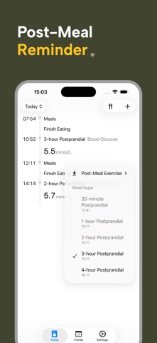 Glucose Daily iPhone screenshot