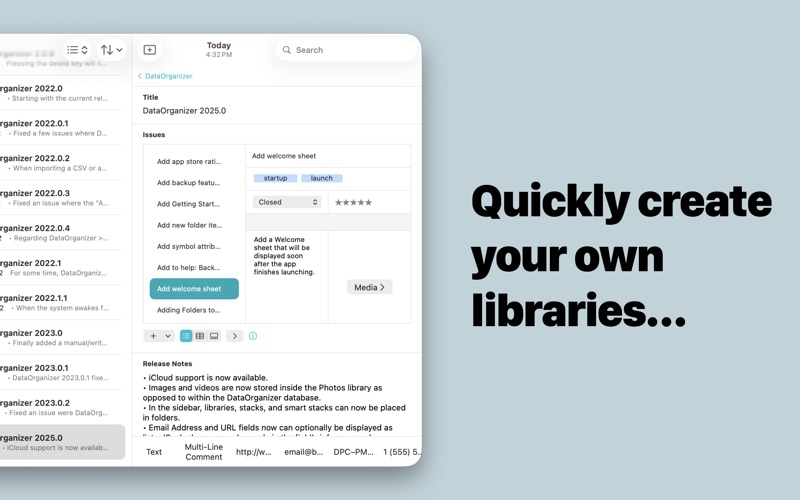 Screenshot #2 pour Database - DataOrganizer