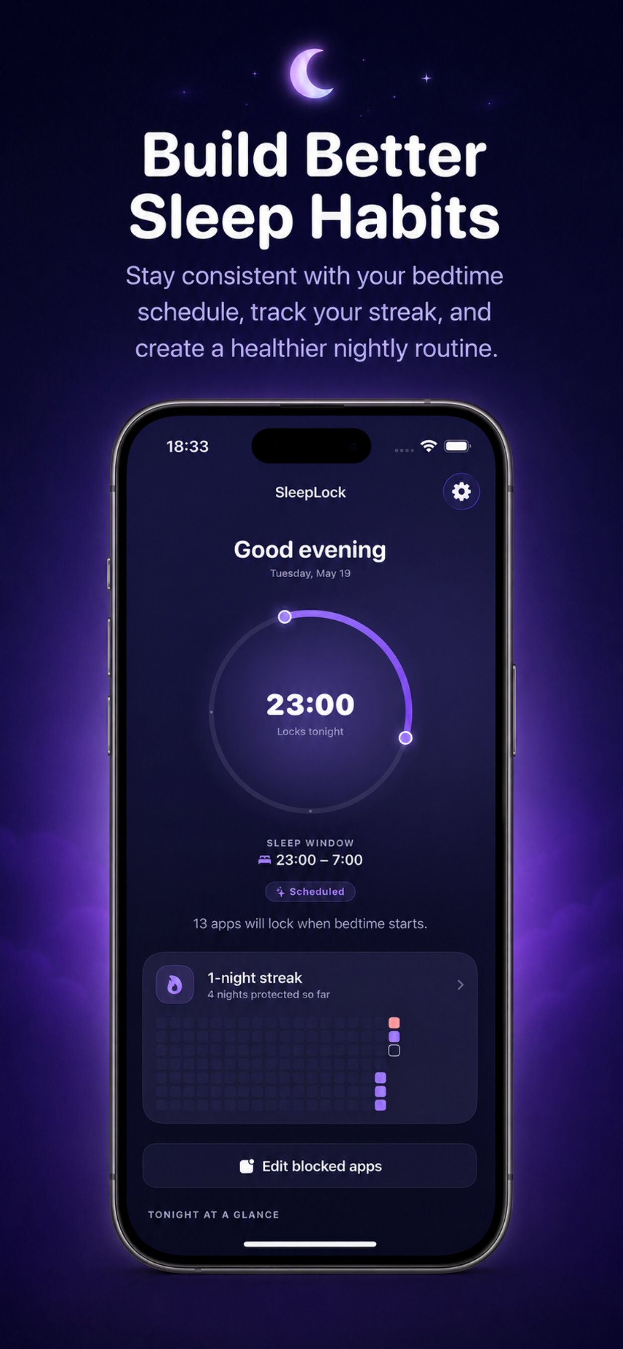 SleepLock: Sleep App Blocker