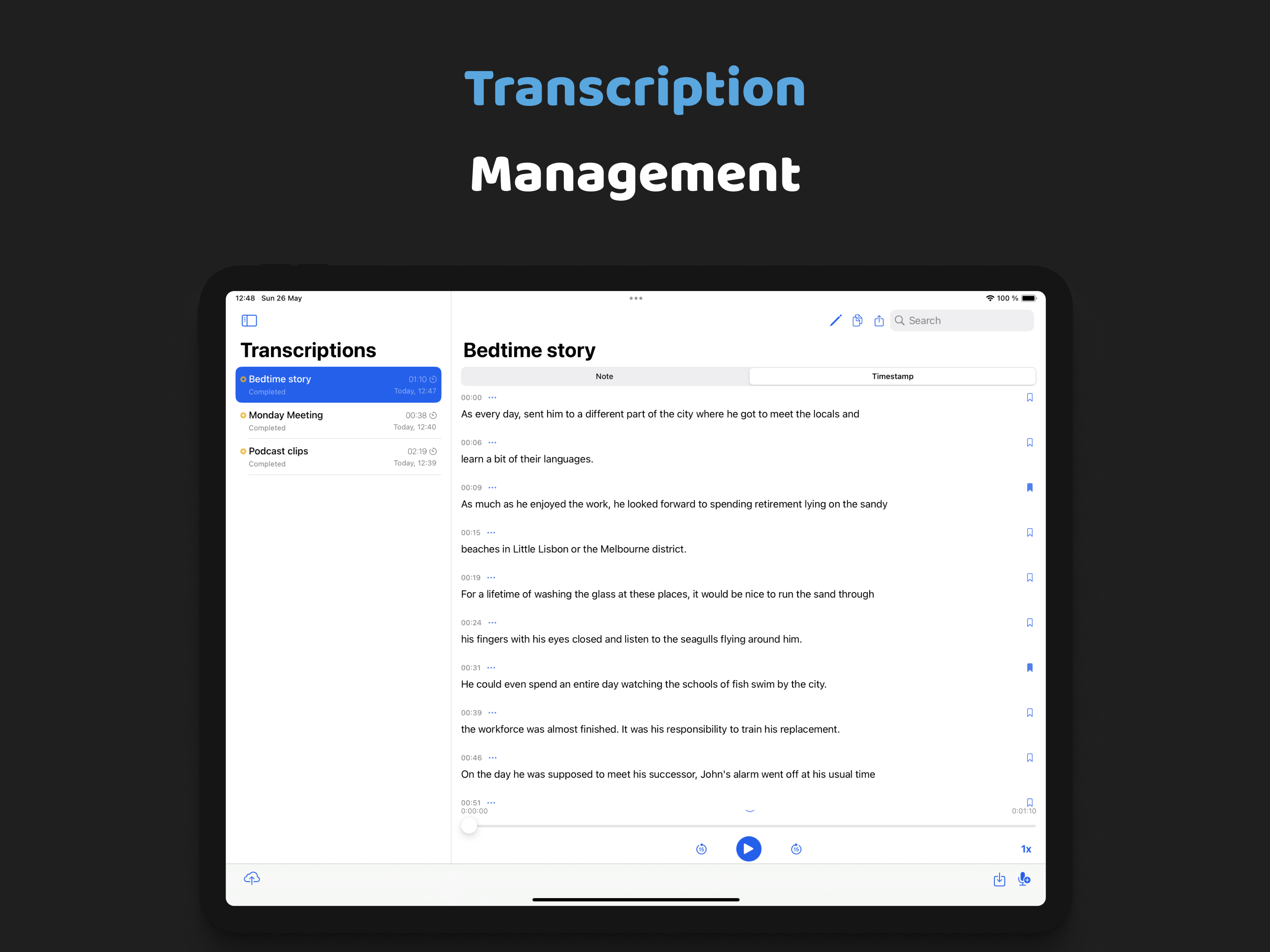 V2T: Whisper AI Transcription