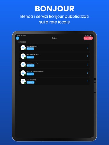 Analizzatore WiFi: IP,Ping,LAN iPad screenshot 4