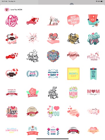 Love You Mom iPad screenshot