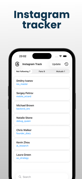 Threads Track - Followers Screenshot 3 of 3