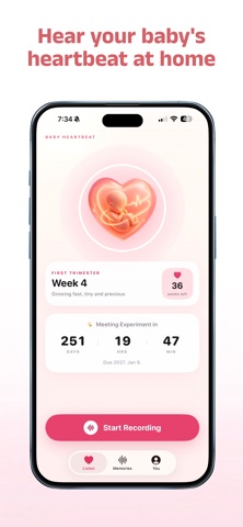 Baby Heartbeat Monitor - Lulla screenshot