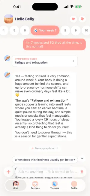 Hello Belly: Pregnancy Tracker screenshot 3