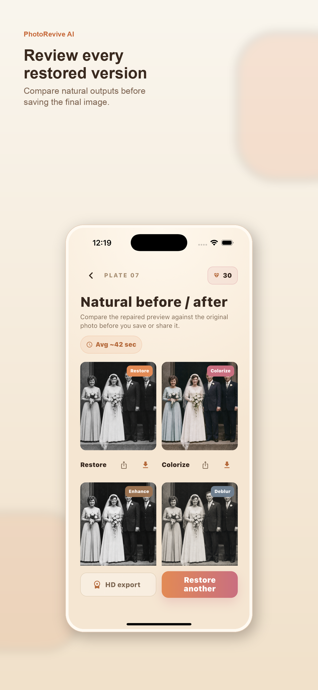 PhotoReviveAI - Photo Restore screenshot 4