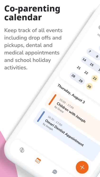 amicable co-parent organiser