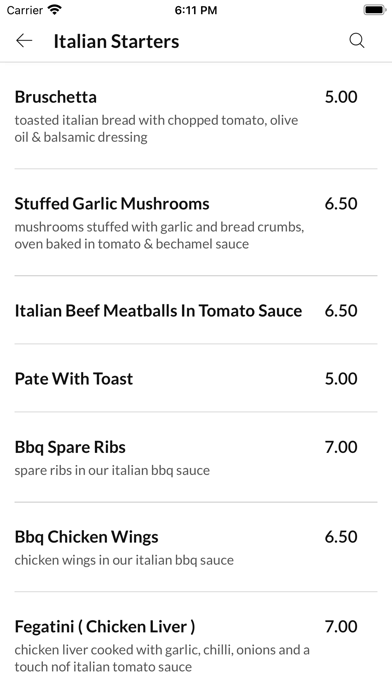 Pinot Grigio Deli Screenshot