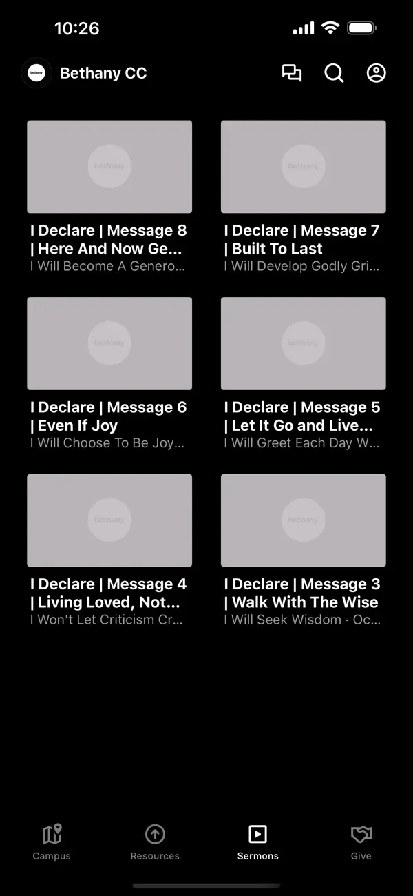 Screenshot #3 pour Bethany Christian Church