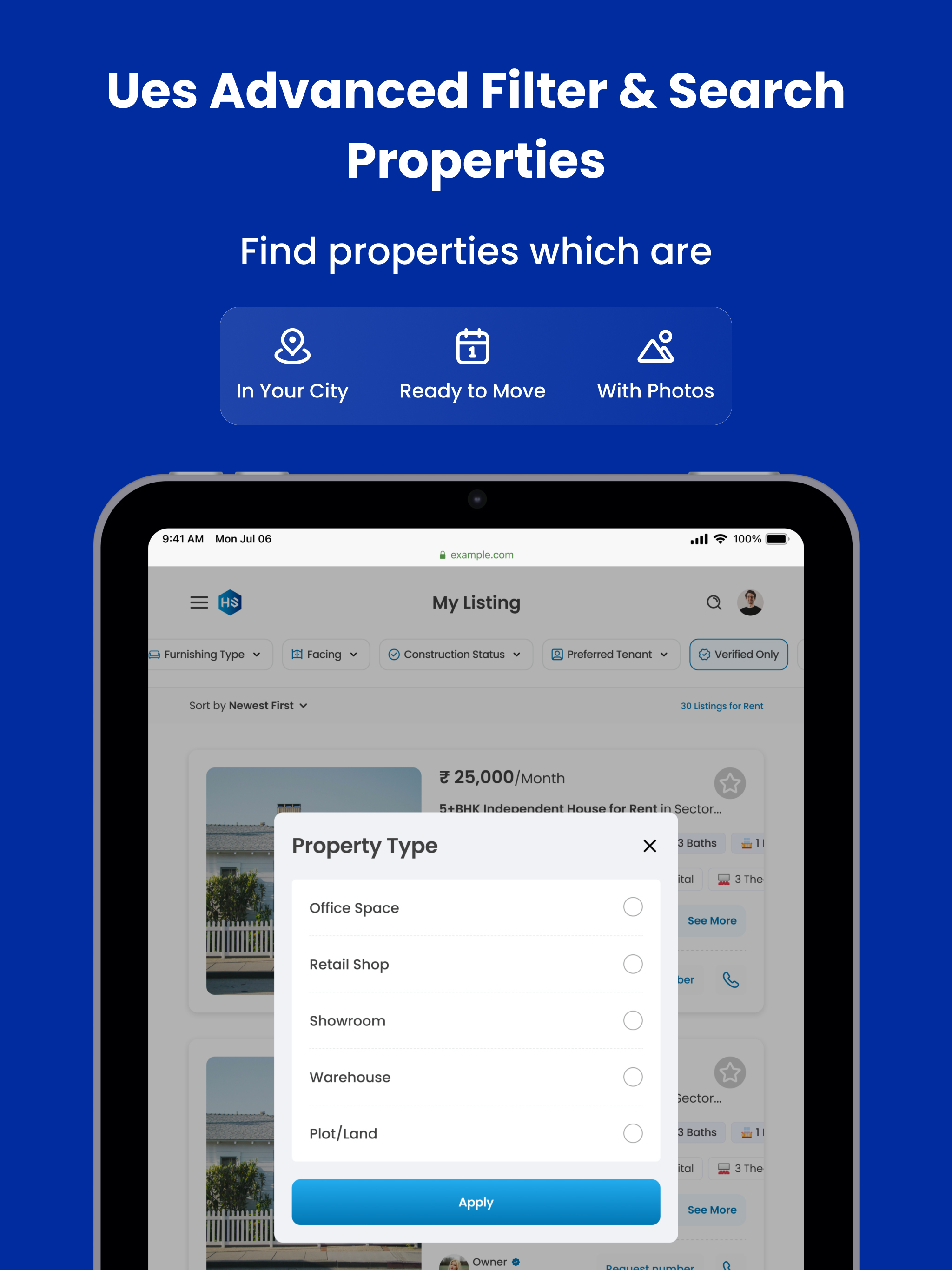 HexaHome: Buy, Rent, Sell & PG