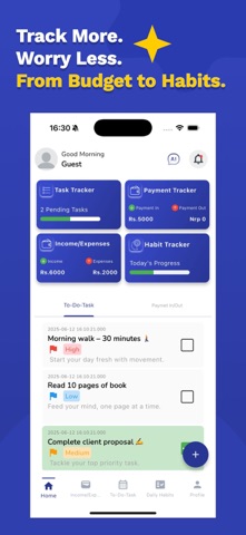 Dailium: Money & Habit Tracker screenshot