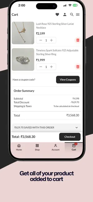 iAMORY-Silver & Gold Jewellery screenshot 2