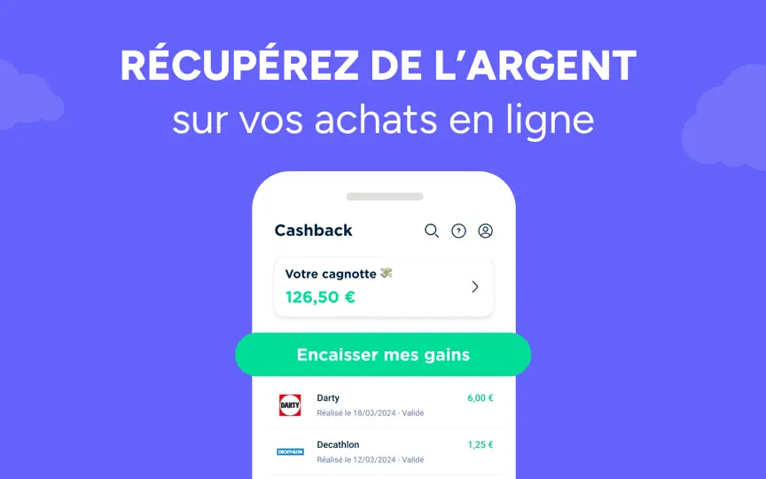 Capture d'écran de Bankin' Cashback sur iPhone 3