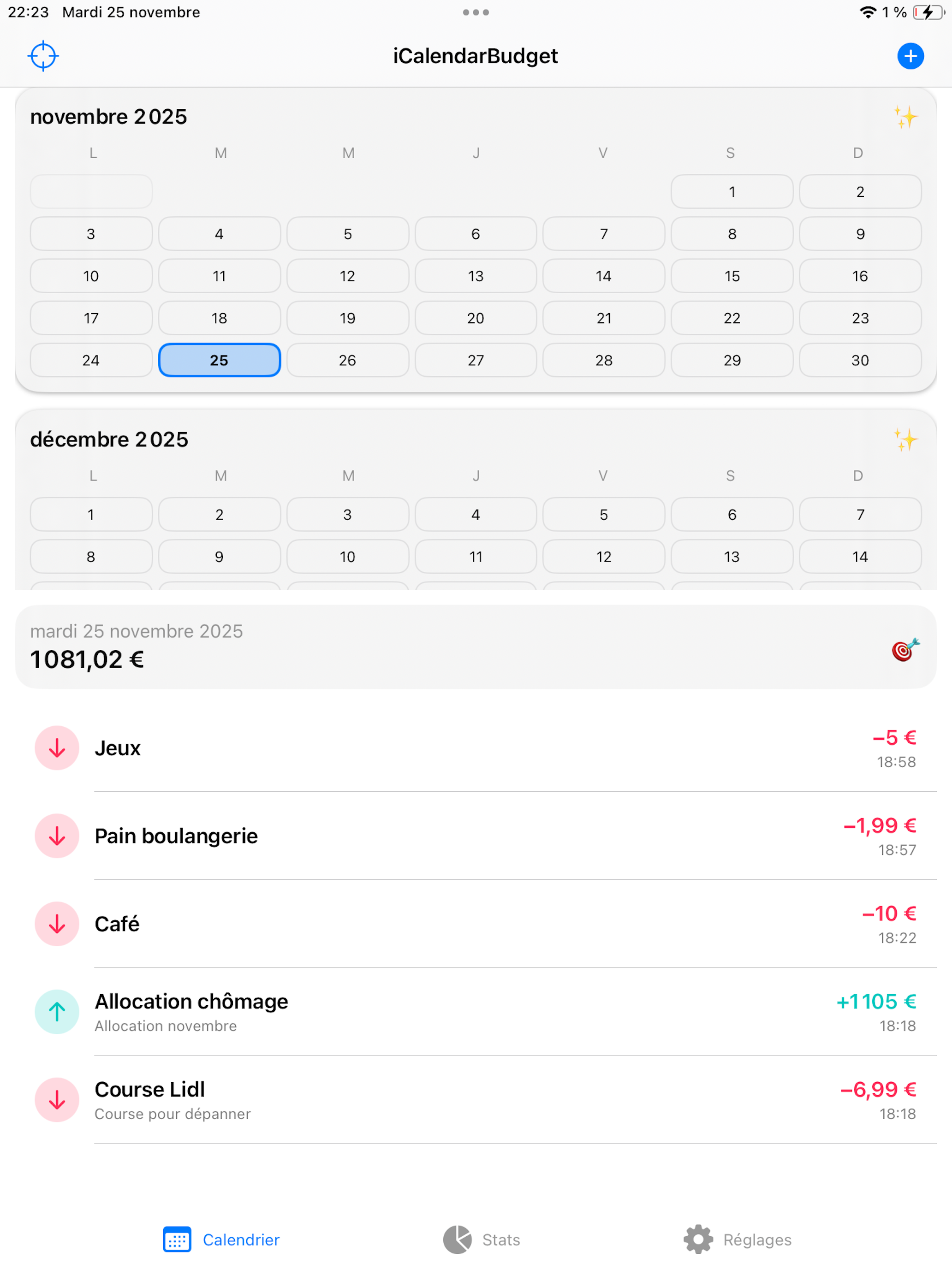 iCalendarBudget screenshot 4