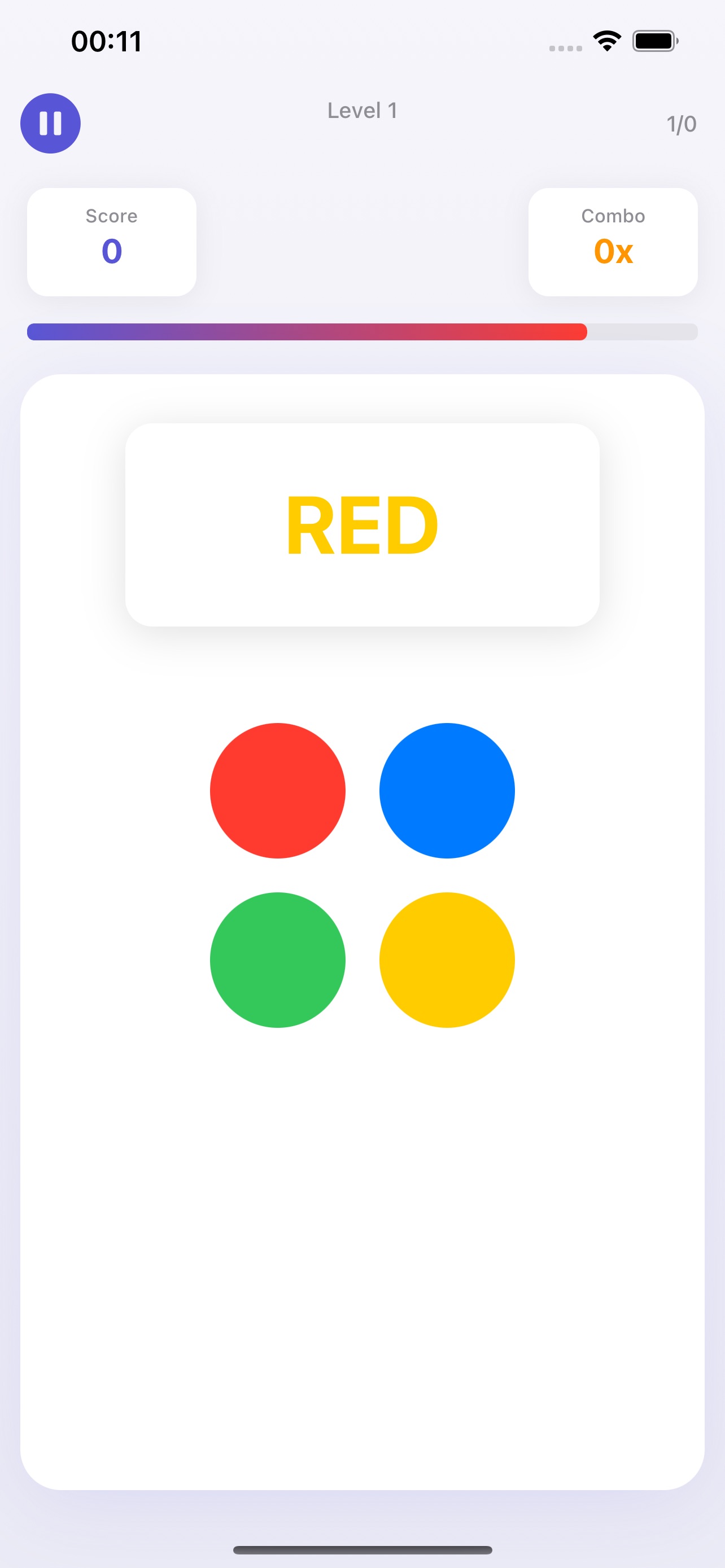 Screenshot 2 of Rapid Color Response