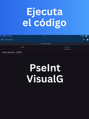 Pseudocode, PSeInt, Visualg iPad screenshot 2