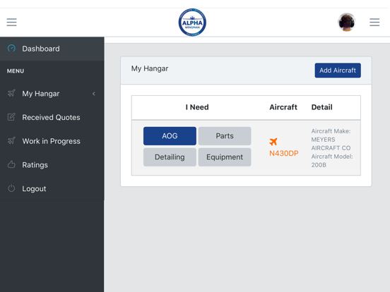 Screenshot #5 pour Alpha Wingman Mobile