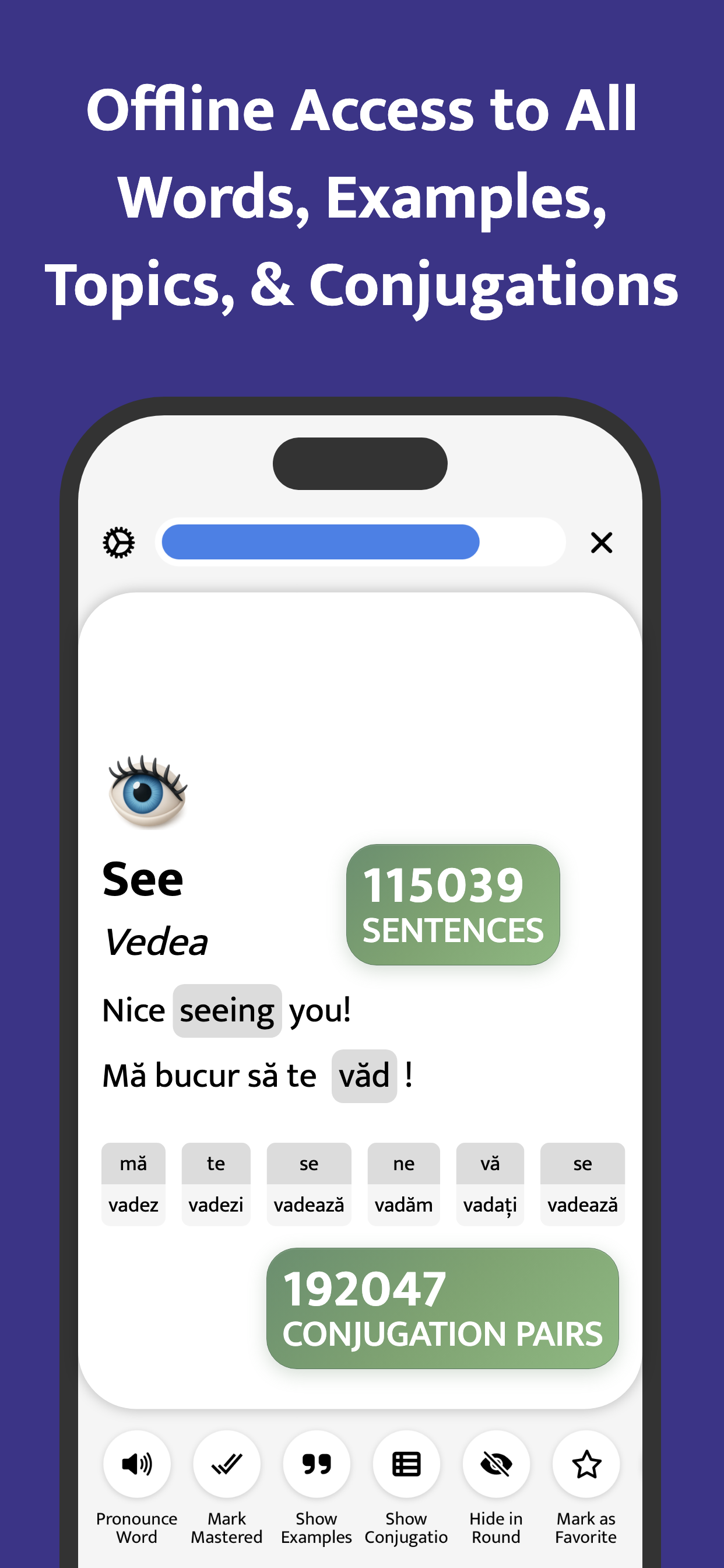 Most Common Romanian Words screenshot 3