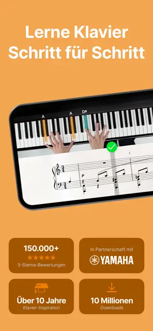 flowkey – Klavier lernen iPhone screenshot 1