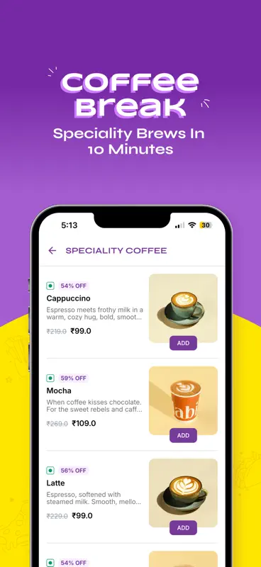Habit: 10-Min Food Delivery screenshot 3 of 5