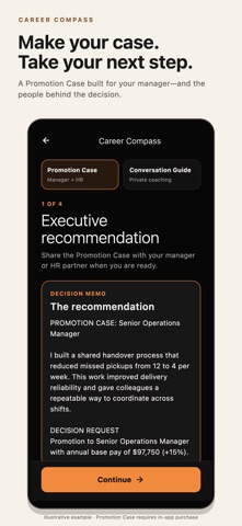 Promotion Case: Career Compass Screenshot 4 of 8