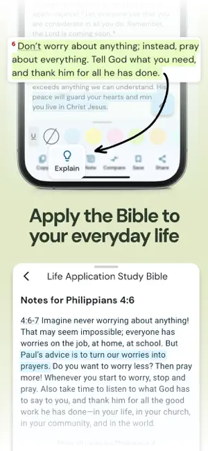Life Application Study Bible screenshot 2