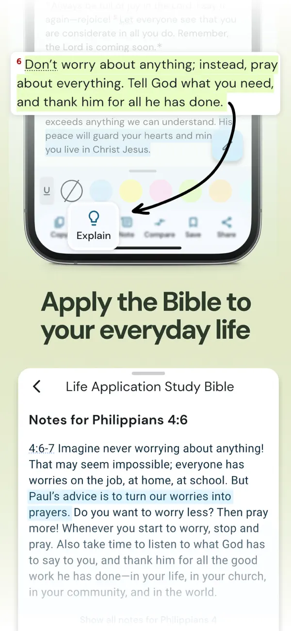 Screenshot #2 pour Life Application Study Bible