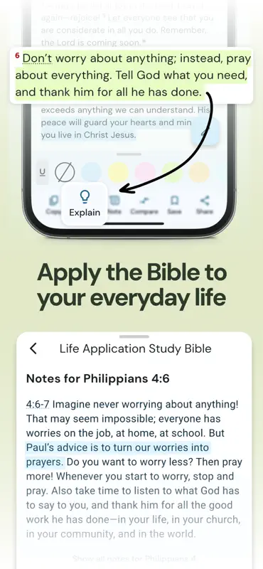 Life Application Study Bible screenshot 2 of 10