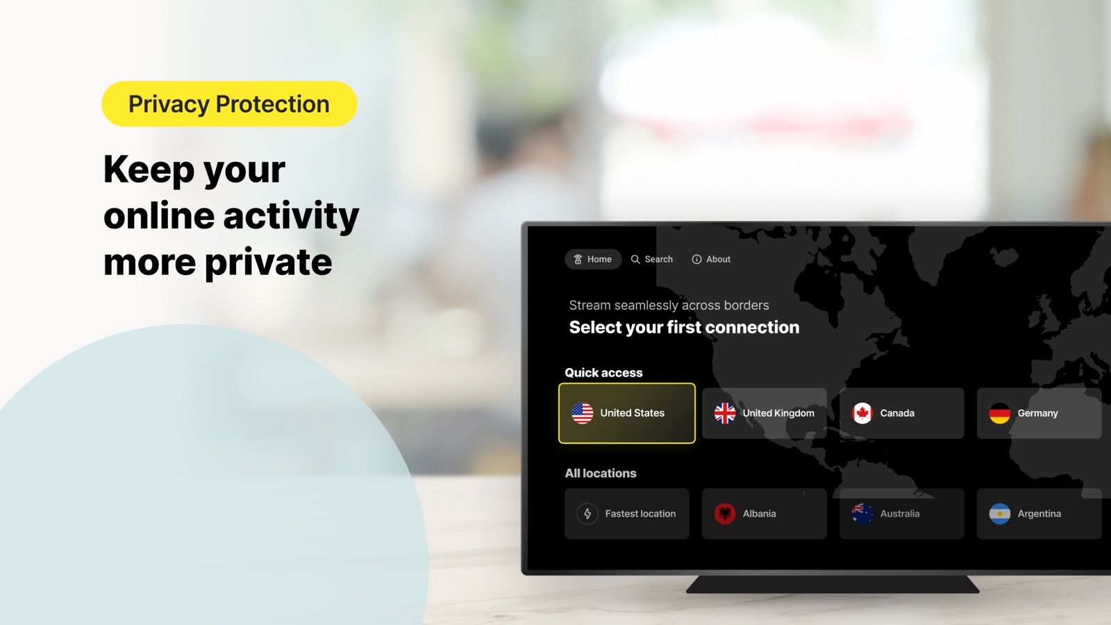 Norton VPN – Fast & Secure apple_tv screenshot 1
