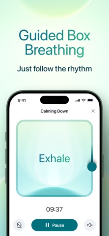 Box breathing - breathcode Screenshot 2 of 7