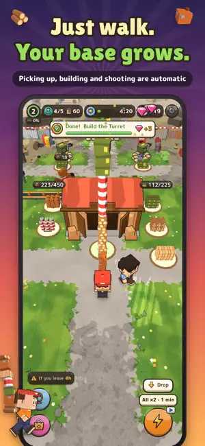 Zombie Homestead: Idle Defense screenshot 1