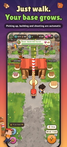 Zombie Homestead: Idle Defense screenshot 1