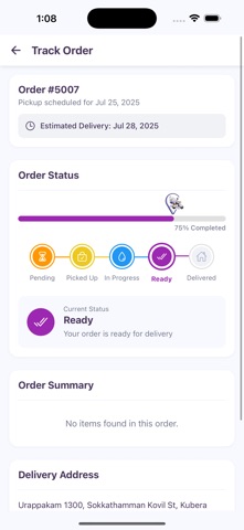 Smart Laundry--Pickup&Delivery Screenshot 6 of 7