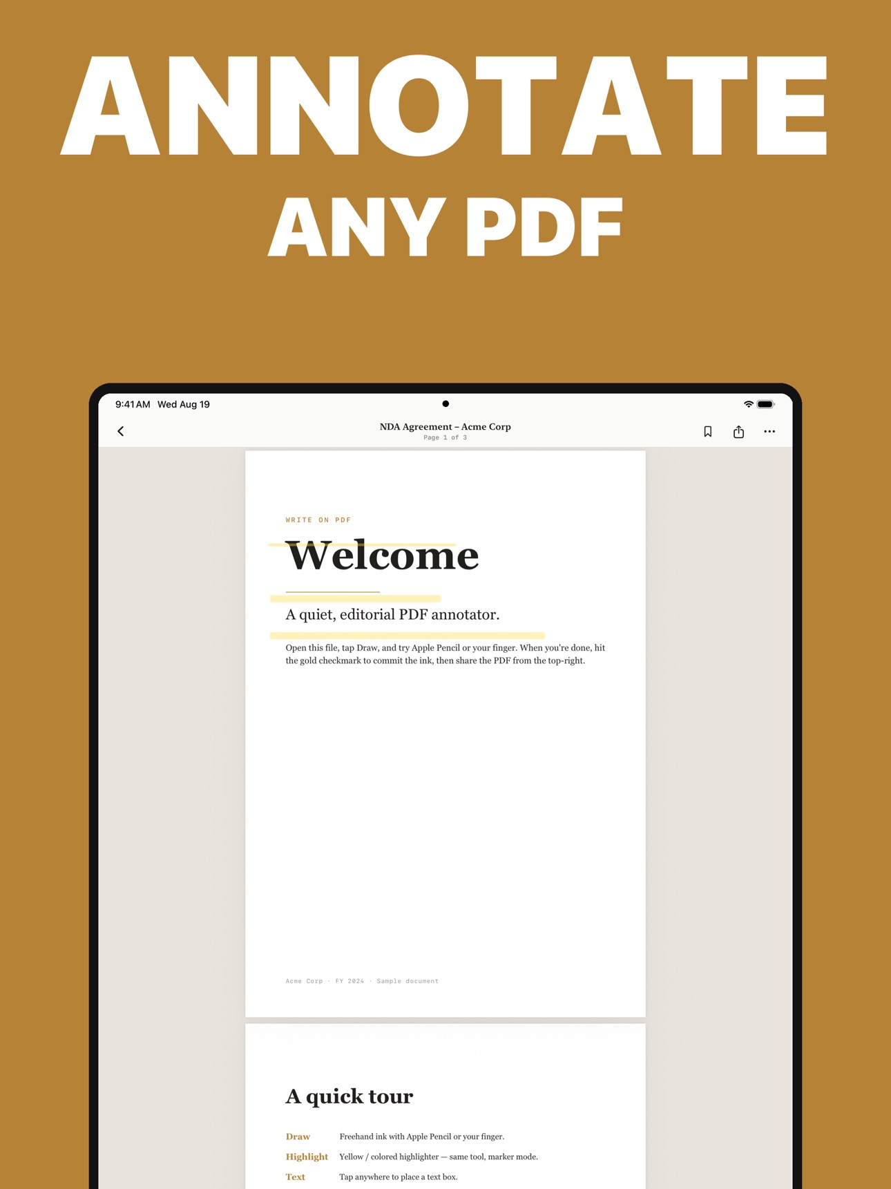 Screenshot 4 of InkPDF Markup & Sign