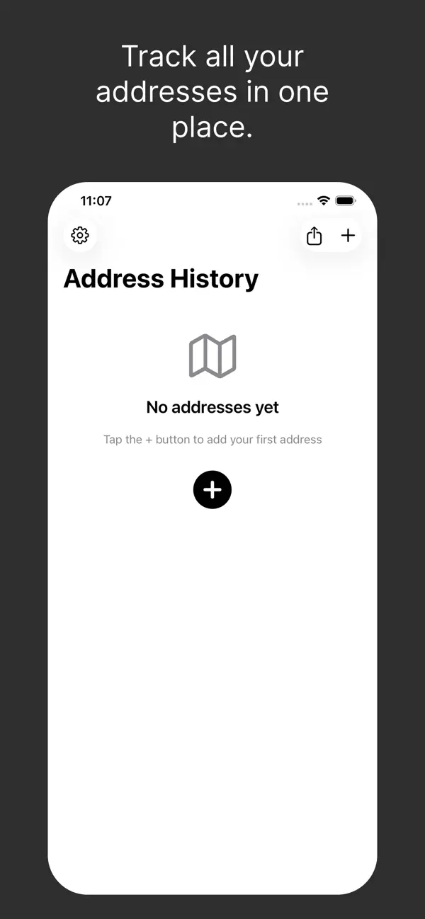 Screenshot #1 pour Address Log