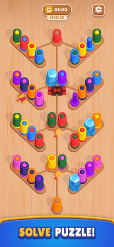 Color Ring Sort iPhone screenshot